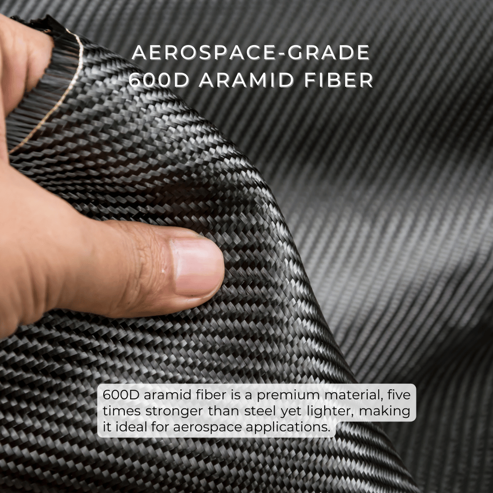 Image of aramid fiber, a material used in aerospace applications