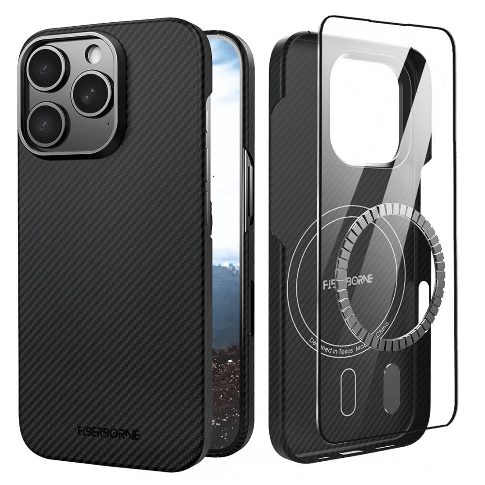 Super Thin iPhone 16 Pro Case 600D Aramid Fiber MagSafe