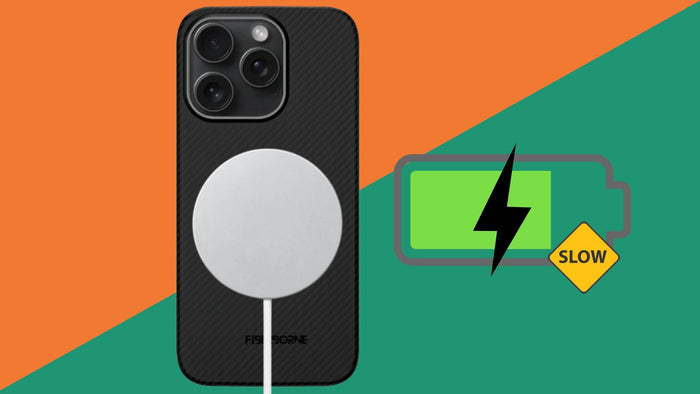 iphone 16 pro max magsafe charger slow charge issue