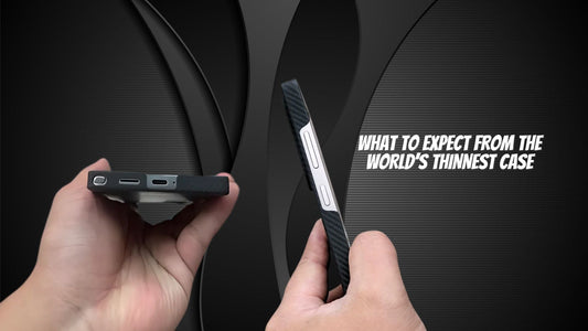 What to Expect from the World's Thinnest Case banner photo, aramid fiber case Galaxy S25 Ultra